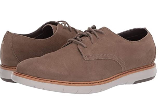 CLARKS Footwear Men's Draper Lace Oxford Olive Suede