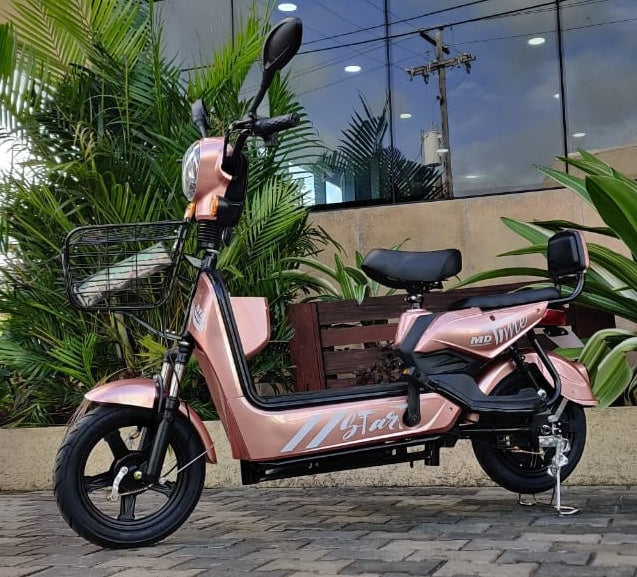 Electric Bike Md Time Start GE-GOLD with Mirrors, Turn Signals, Alarm and Charger