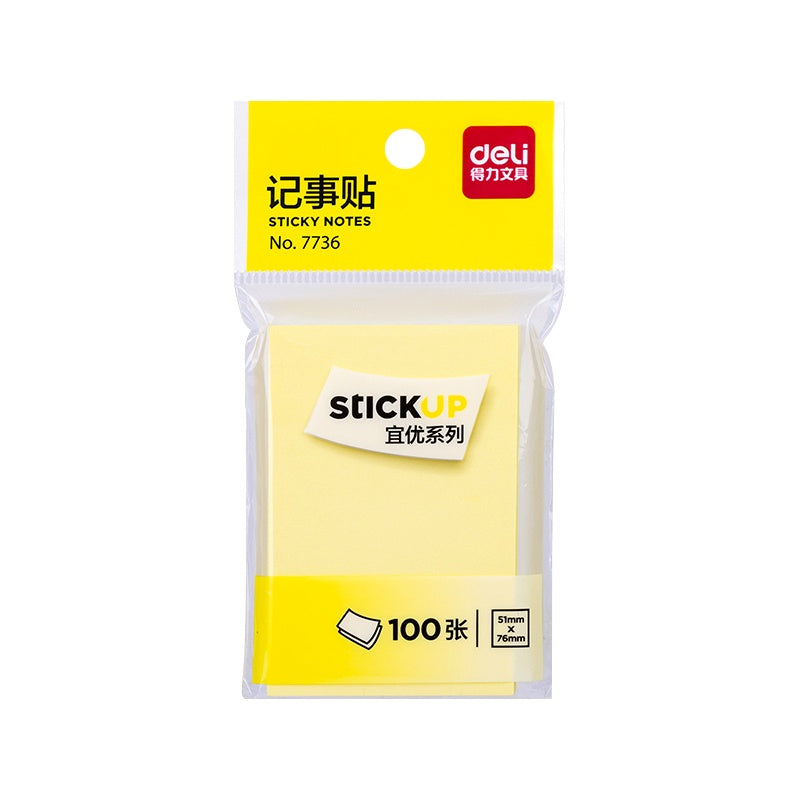 DELI Stationery Sticky Notes 7734 Stickup 100PCS