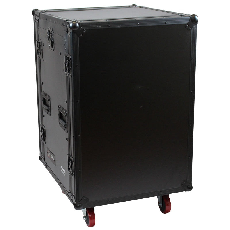 BLASTKING Console Rack Case IBKE-ARW12UM 12 Space with Mixer & Wheels Shockmount