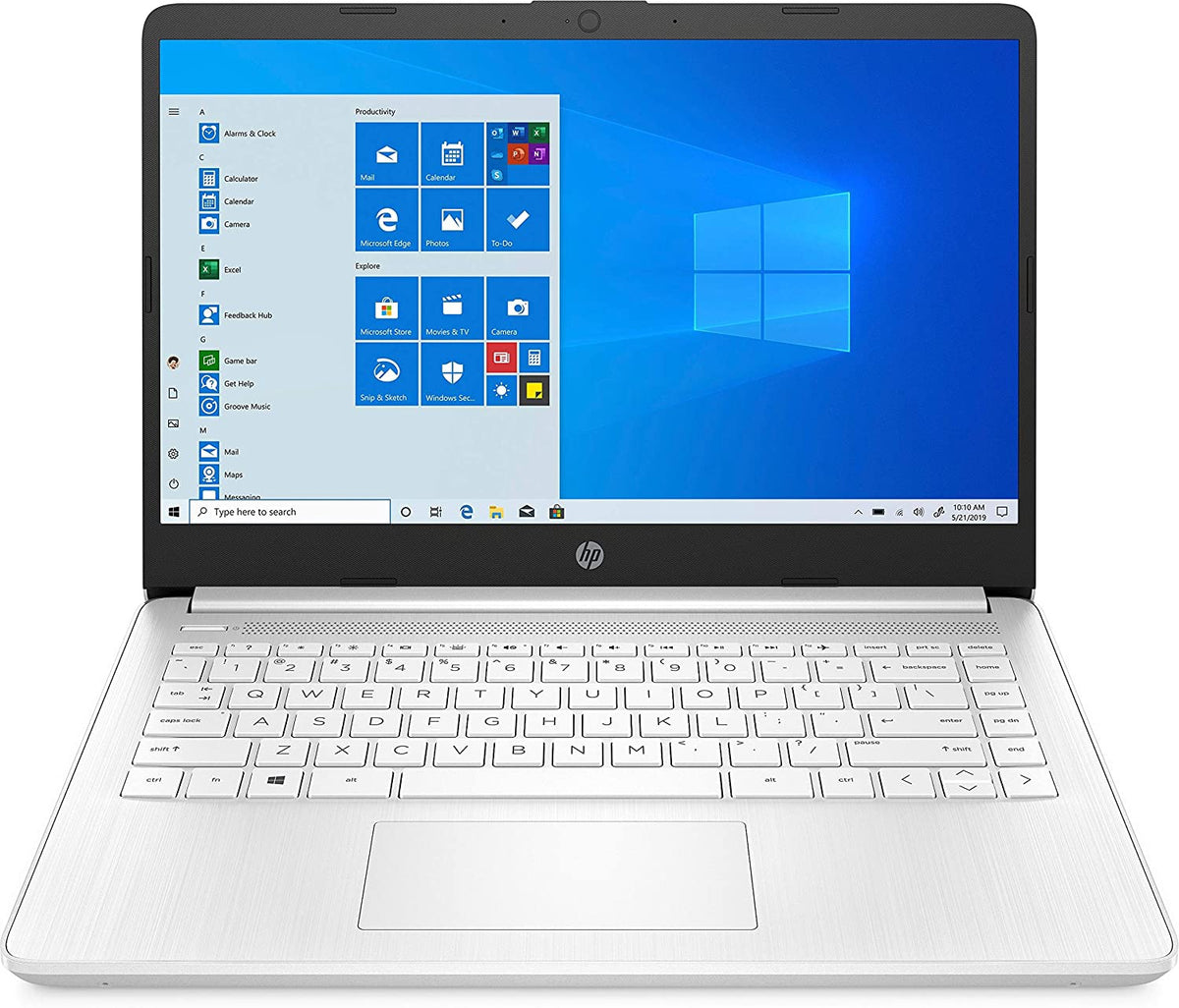 HP Laptop 14-FQ0041NR 14" Snowflake White