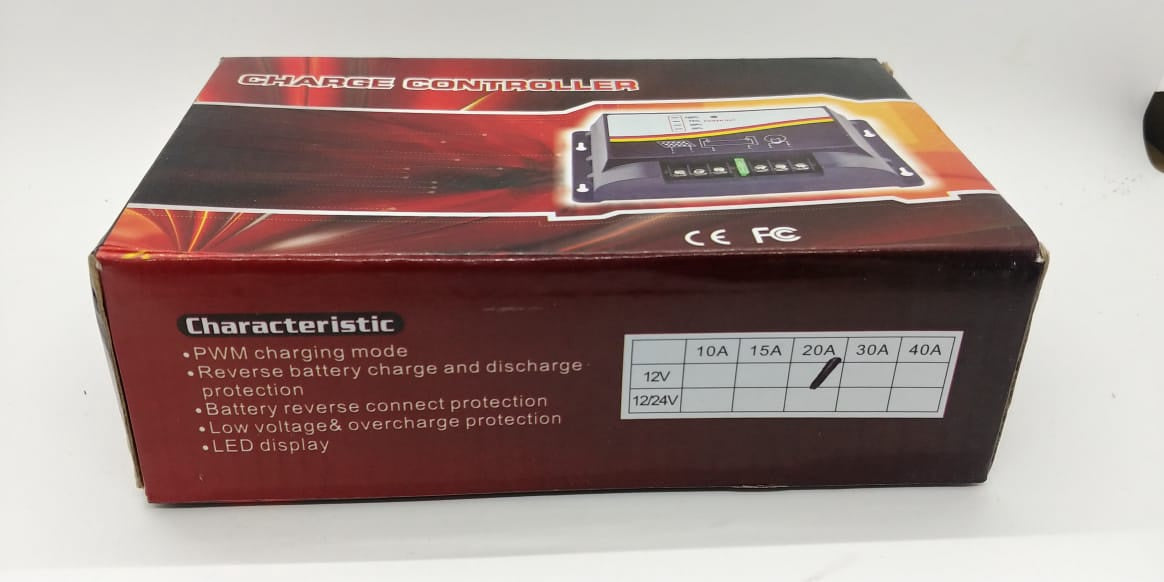 Solar Charge Controller 20A 12V