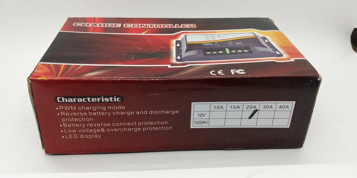 Solar Charge Controller 20A 12V