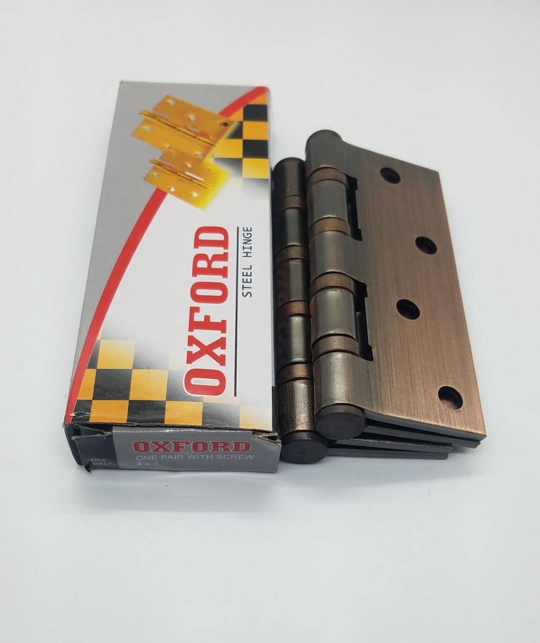 OXFORD Butt Hinges 4" X 3" Antique Copper with Screw