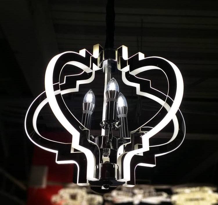Chandelier LED 7009-5 with Remote Control