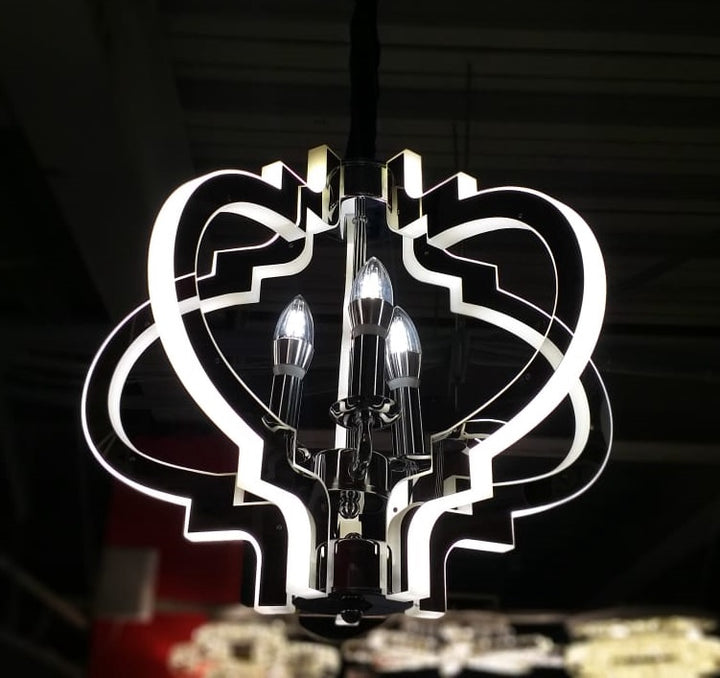 Chandelier LED 7009-5 with Remote Control