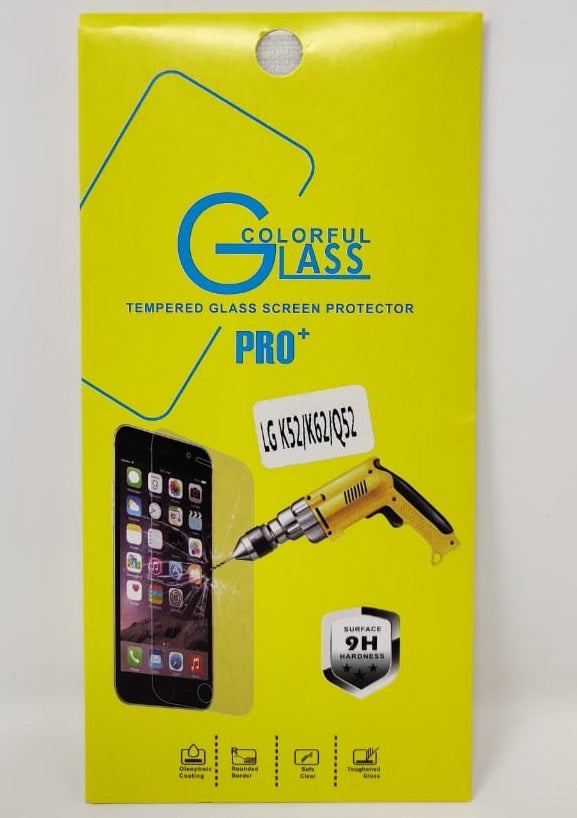 GENERIC Phone Screen Protector for Lg K52 / K62 / Q52 Tempered Glass Pro+ Colorful Glass