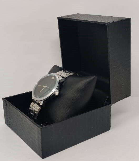 GENERIC Watch Fashion Men Silver with Metal Strap Fine