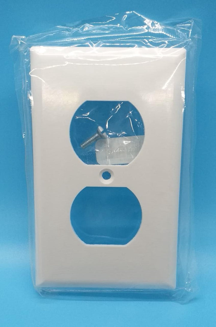 COOPER Cover for Double Outlet 2X4 2132W White