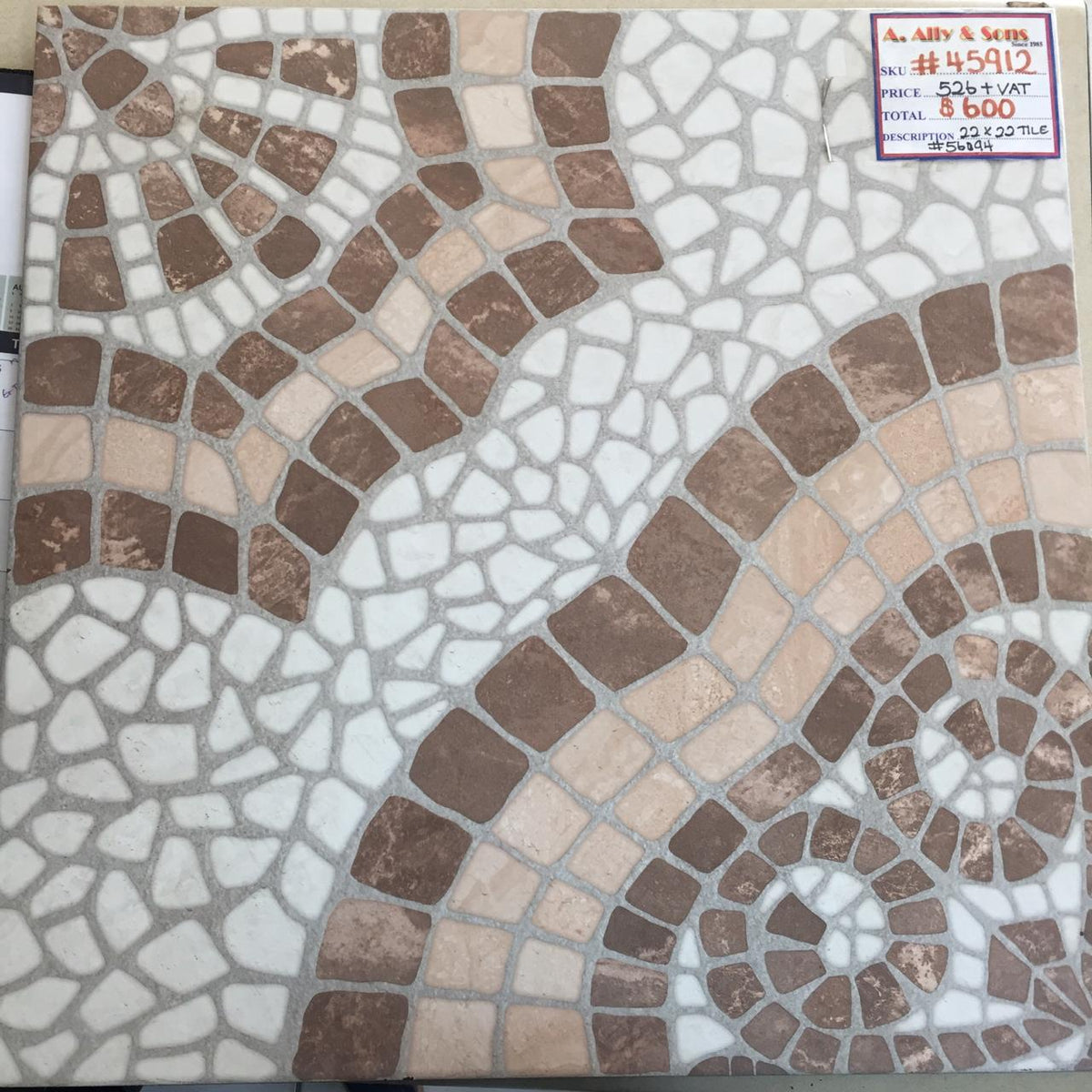 Tile Ceramic 22X22 #56094