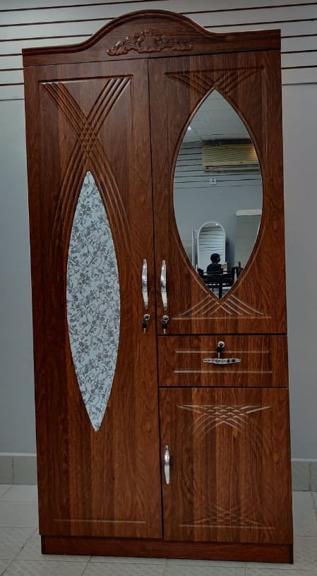 Wardrobe Double with Mirror Oak 9013-2 A+B