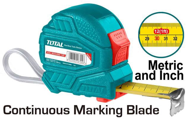 TOTAL Measuring Tape TMT126351