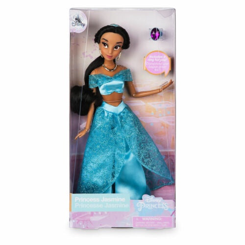 DISNEY Toy Jasmine Classic Doll with Ring - Aladdin - 11 1/2''