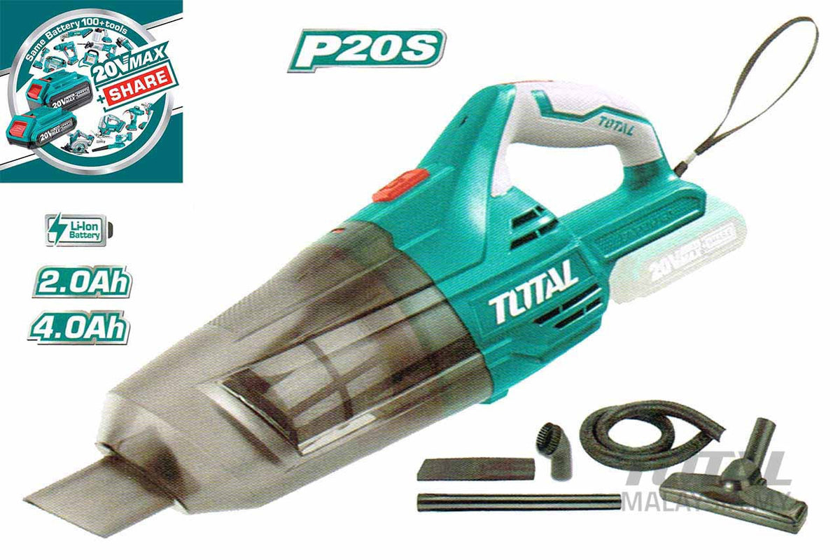 TOTAL Vacuum TVLI2001 20V Lithium Ion