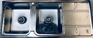 SINK D/BOWL S/DRAIN 47" X 20" X 9" W/WASTE NSC-2081
