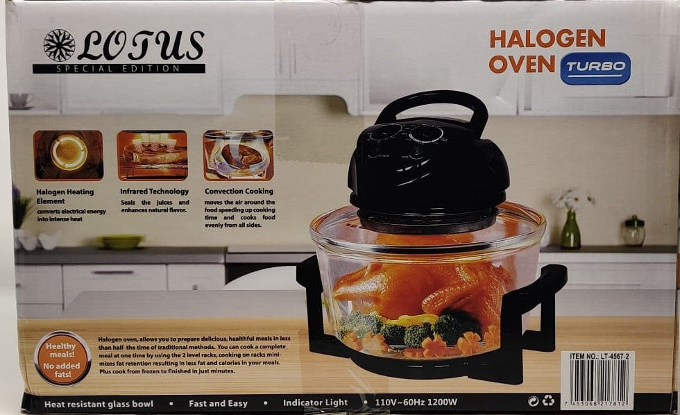 LOTUS Halogen Oven Turbo LT-4567-2 1200W 12L