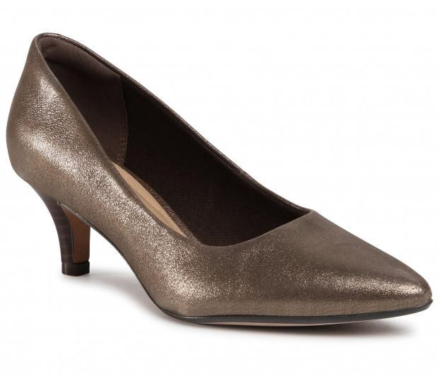 CLARKS Footwear Women's Linvale Jerica Pump Metallic