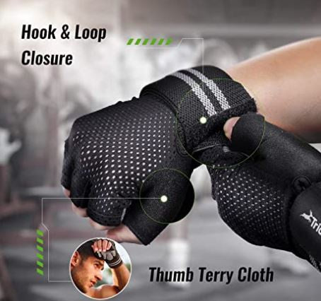 TRIDEER Workout Gloves Gym Exercise, Cross Training, Cycling