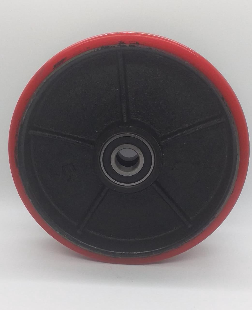 Wheel 8" Red A1/A2 Heavy Bearing Type