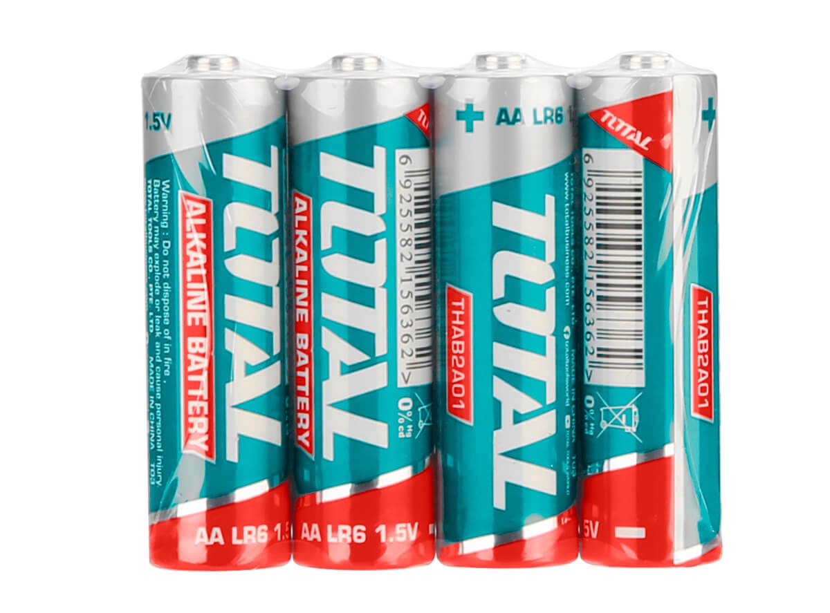 TOTAL Battery Aa Alkaline THAB2A01 4PCS Pack
