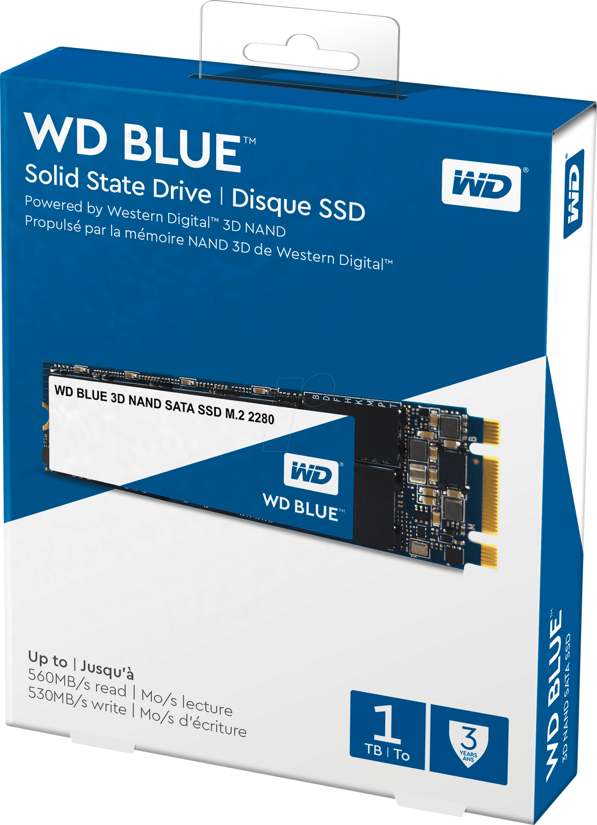WESTERN DIGITAL Computer Hard Drive Ssd M.2 2280 1TB Wd Blue WDS100T2B0B