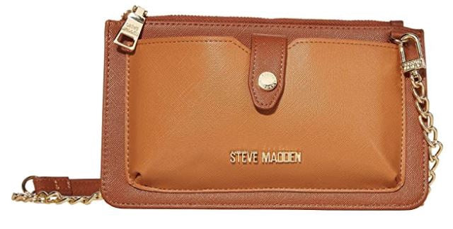 STEVE MADDEN Purse Shoulder Bag Cognac Bvynn