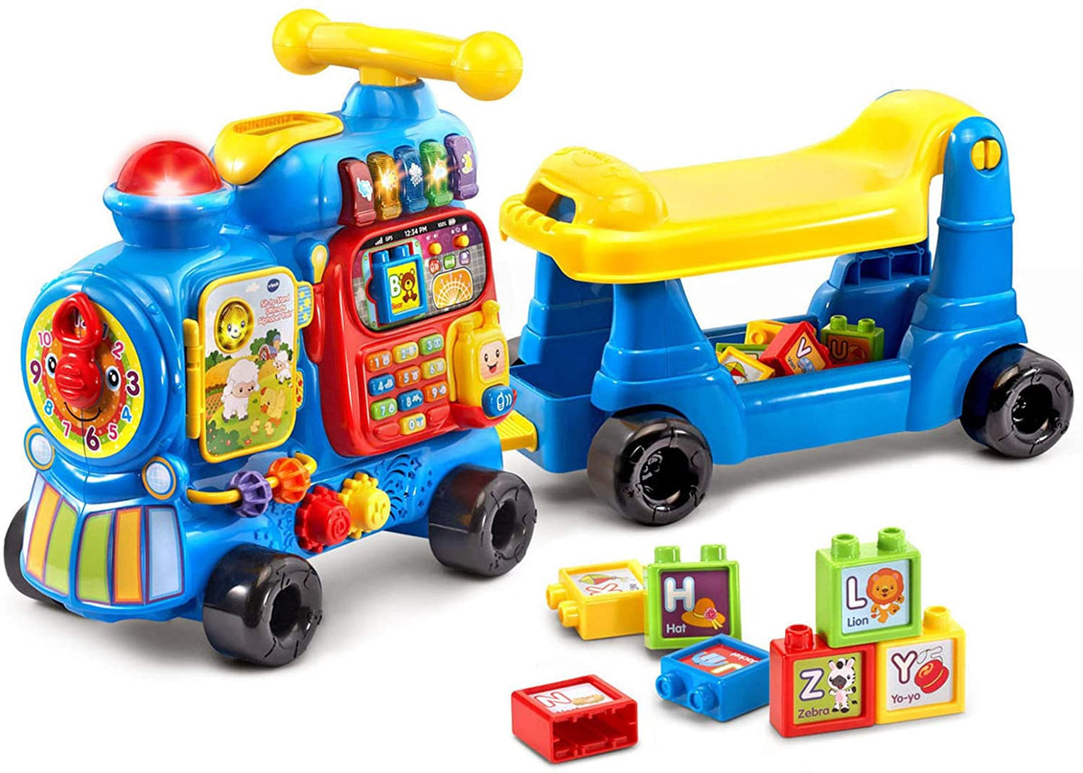 VTECH SIT-TO-STAND Ultimate Alphabet Train, Blue