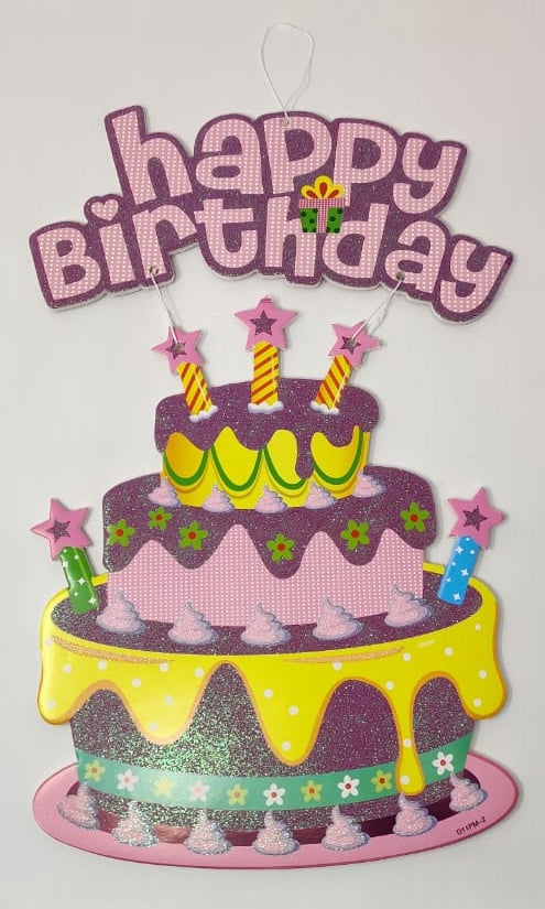 Party Banner Happy Birthday XM09 Hang Type