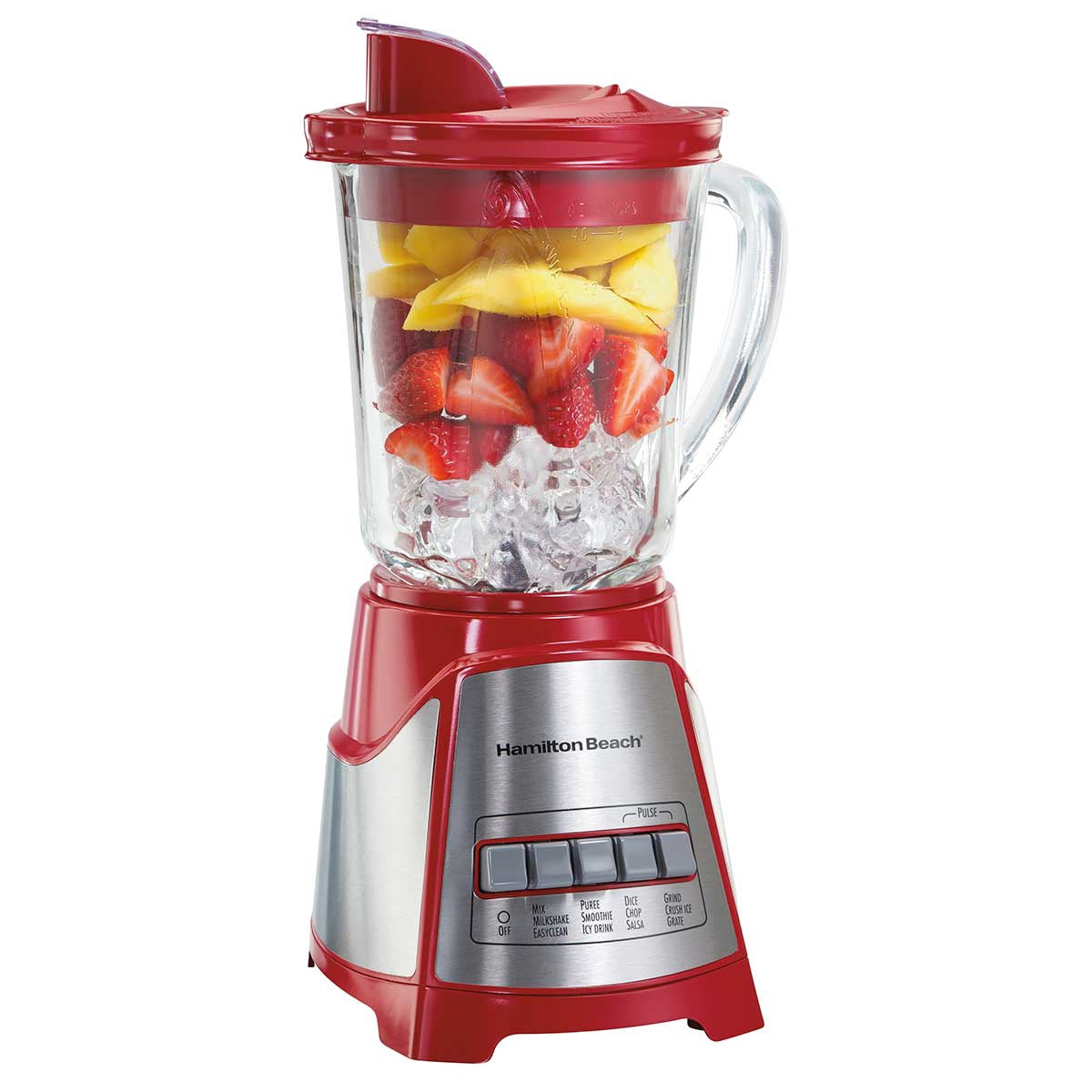 HAMILTON BEACH Blender 58147R Glass