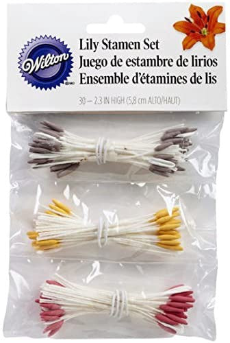 WILTON Baking Artificial Stamens 30PCS Pack Lily 1005-4451