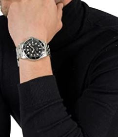 INVICTA Watch Men's 43MM Stainless Steel Quartz Silver 30018