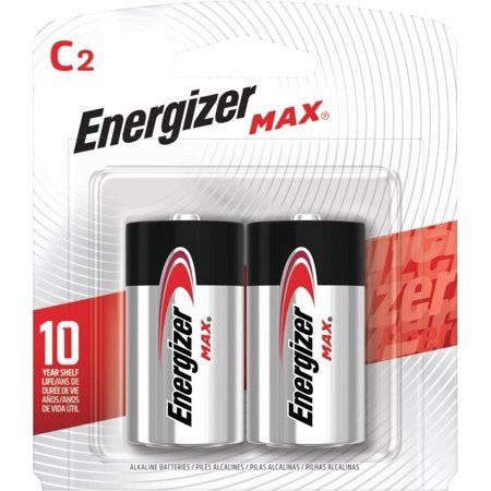 ENERGIZER Battery C Max Alkaline 2PK E93BP-2 C2