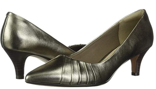 CLARKS Footwear Women's Linvale Crown Pump Metallic