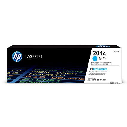 HP Computer Printer Toner 204A Cyan CF511A