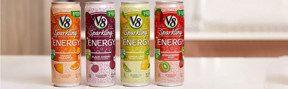 V8 Sparkling + Energy 11.5FL OZ 340ML