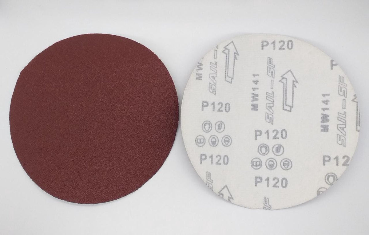 Sand Disc Velcro 7" P60 White Back