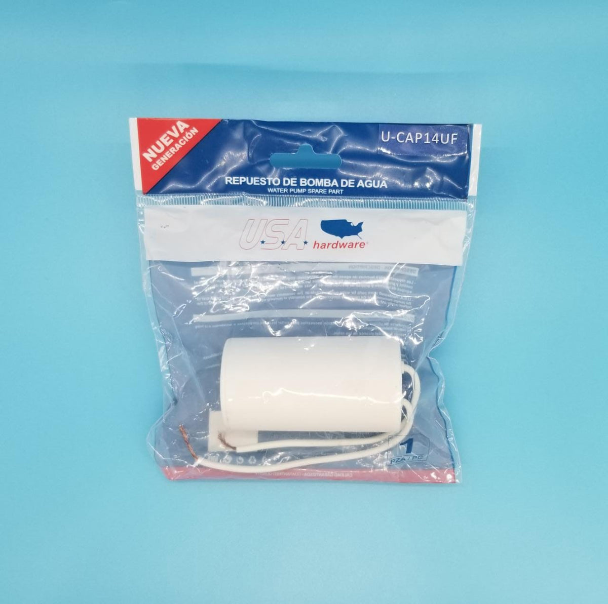 USA HARDWARE Water Pump Capacitor U-CAP14UF 250V