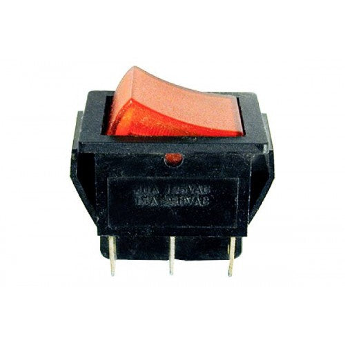 NIPPON AMERICA Switch on & Off EC-623 Rocker Red 6P Dpdt