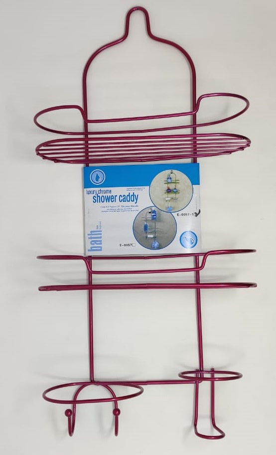 Shower Caddy 3 Teir Luxury Pink E-0057-1