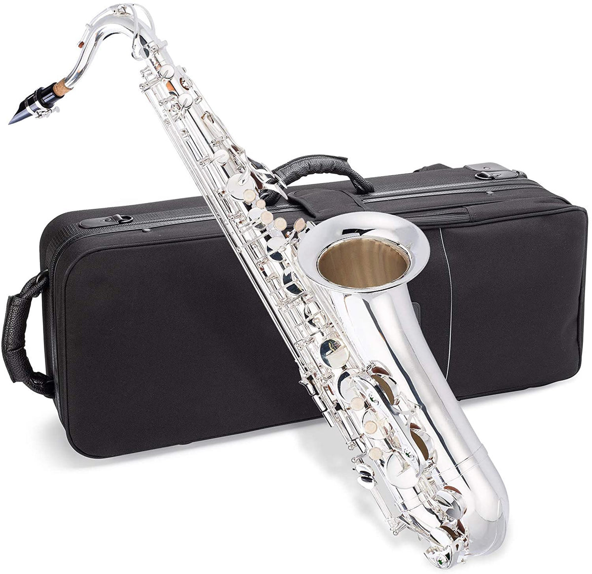 JEAN PAUL Sax Tenor TS-400SP with Case SILVER-PLATED