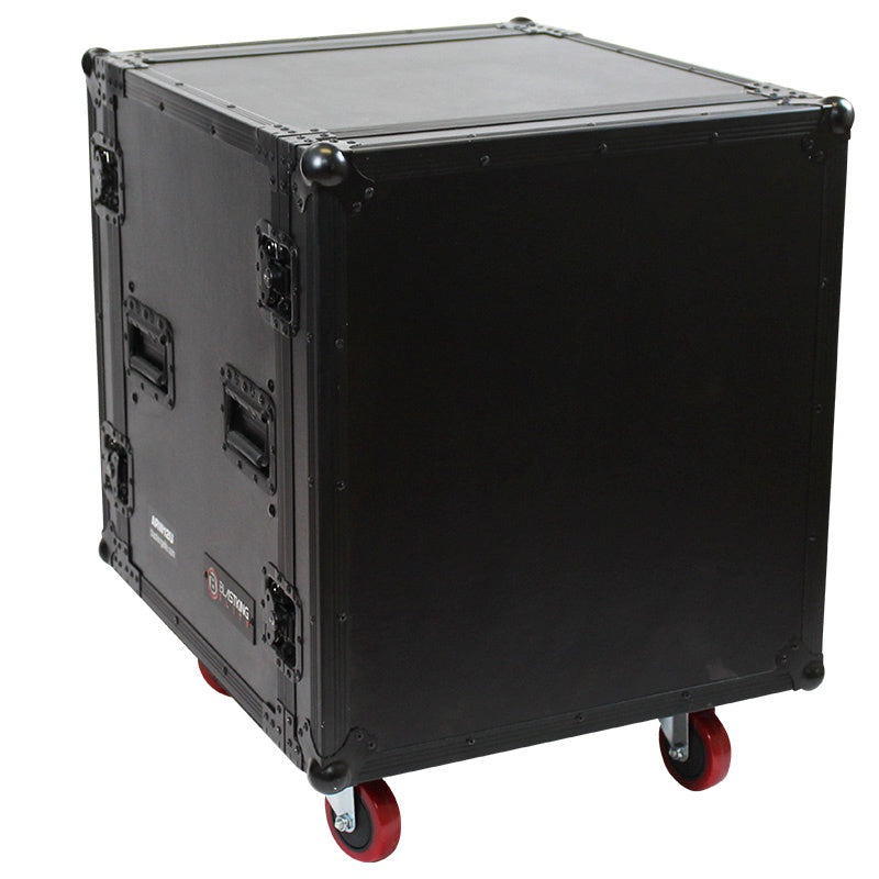 BLASTKING Console Rack Case IBKE-ARW12U Shockmount with Wheels