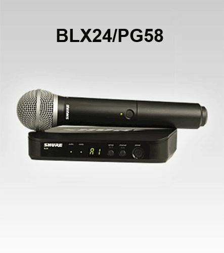 SHURE Microphone Kit BLX24PG58H9 Cordless