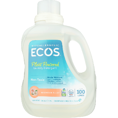 ECOS Laundry Detergent NON-TOXIC Magnolia & Lily Up to 100 Loads 2.96L 100FL. OZ