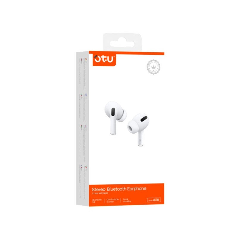 OTU Headphones Wireless Earphone AI-18 Stereo Bluetooth Earbuds