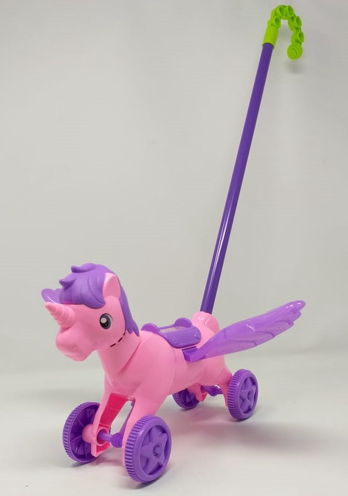 GENERIC Toy Unicorn with Wings Push (Pony) K460