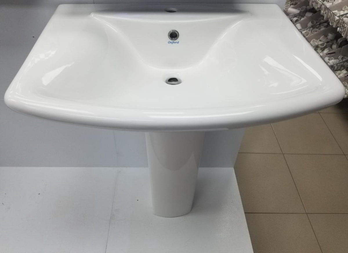 OXFORD Sink Ware White W/PEDESTAL 20.5" X 27.5"