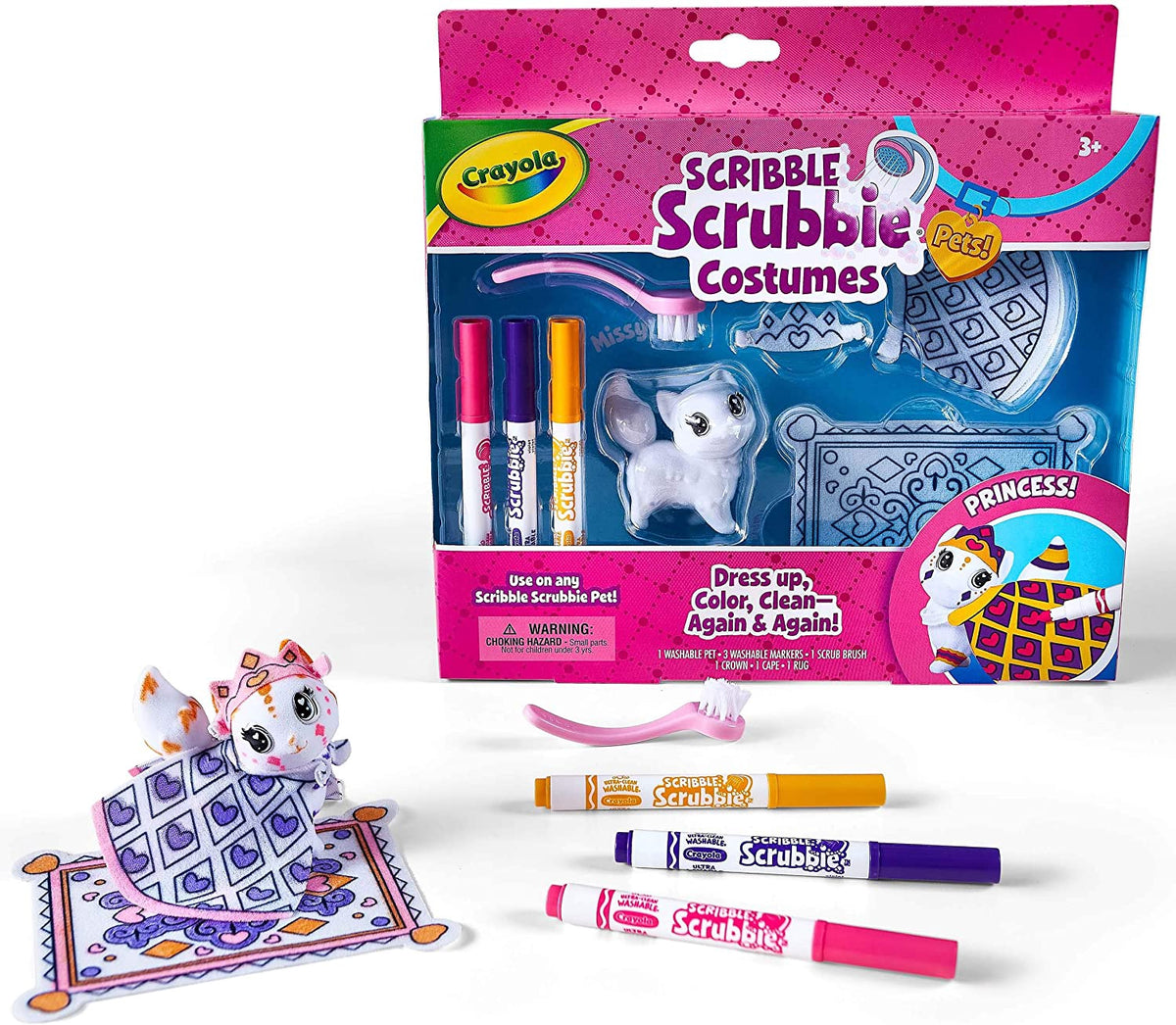 CRAYOLA Toy Scribble Scrubbie Princess / Mermaid Playset