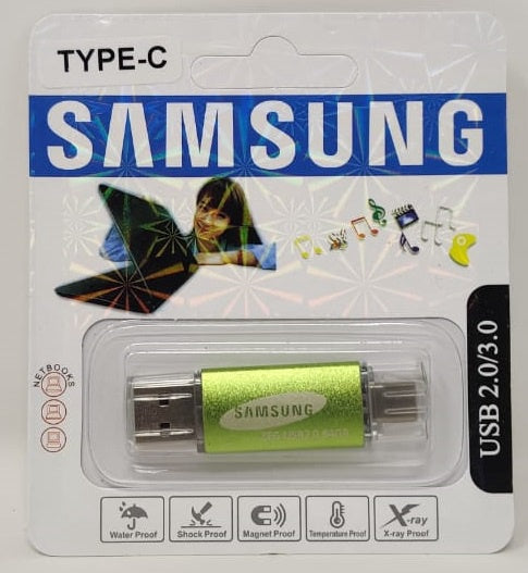 GENERIC Computer Flash Drive 64GB USB 2.0/3.0 USB & TYPE-C USB Ports