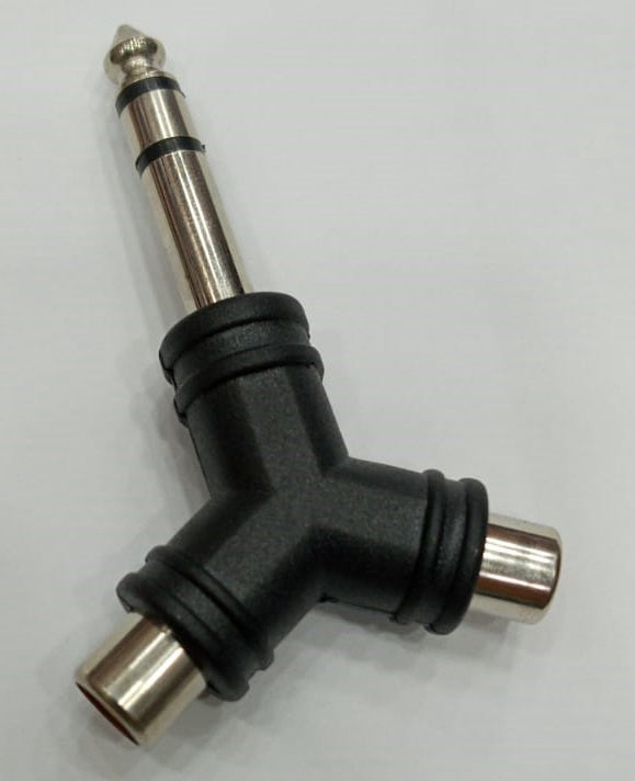 BLASTKING Plug 1 1/4 Male Stereo - 2 Rca Female Y Type I-SA142