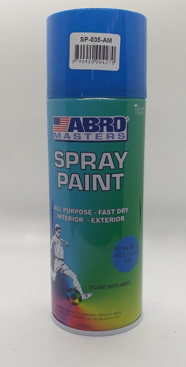 ABRO Tin Spray Blue Royal #035
